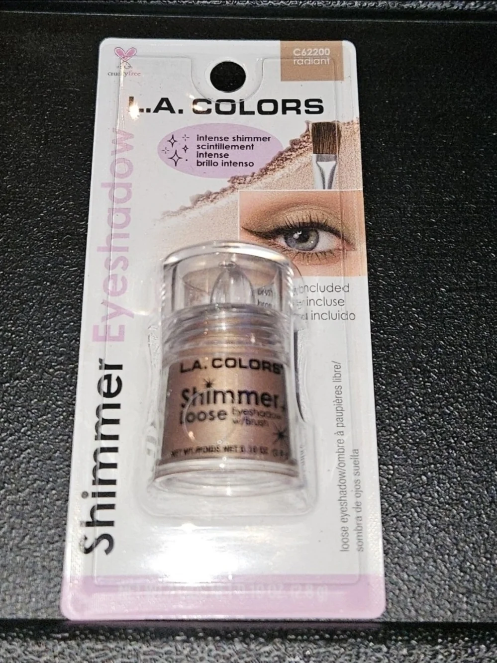 L.A. Colors Shimmer Loose Eyeshadow - Radiant BNIB